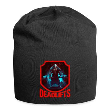 Deadlifts Gym Fitness Fun Workout - Jersey Beanie - black - Front