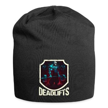 Deadlifts Gym Fitness Fun Workout - Jersey Beanie - black - Front