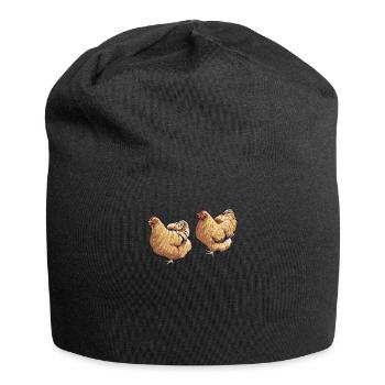 Brahma Chicken I Chicken Poultry Motif pour - Bonnet en jersey - noir - Devant