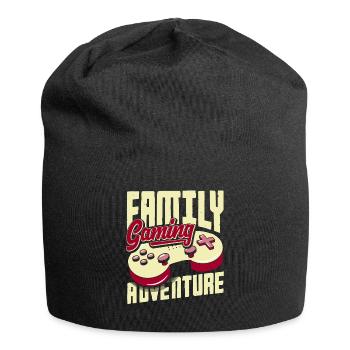 Family Gaming Adventure Fathers Day Gamer - Jersey Beanie - black - Front