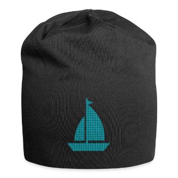 Segeln - Jersey-Beanie - Schwarz - Vorne