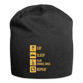 Double bass Double bass player Double bass player - Jersey Beanie - black - Front