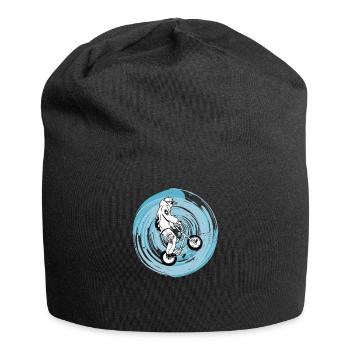 BMX Bike Cyclist BMX Bike BMX Ramp Vintage - Jersey Beanie - black - Front