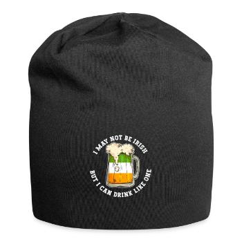 Irlande Irlandais drôle de dicton de la Saint-Patrick - Bonnet en jersey - noir - Devant