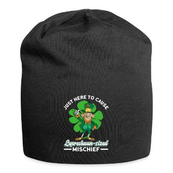 Irlande Irish Leprechaun St Patrick’s Day Funny - Bonnet en jersey - noir - Devant