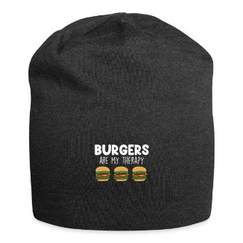 Cheeseburger Fast-Food Burger Lovers - Bonnet en jersey - charbon - Devant
