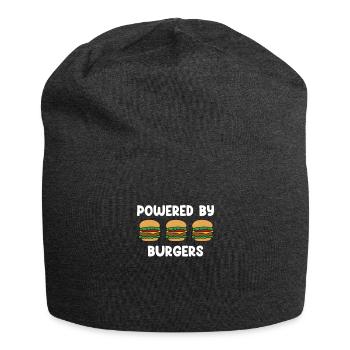 Cheeseburger Fast-Food Burger Lovers - Bonnet en jersey - charbon - Devant