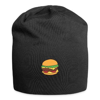 Cheeseburger Fast-Food Burger Lovers - Bonnet en jersey - noir - Devant