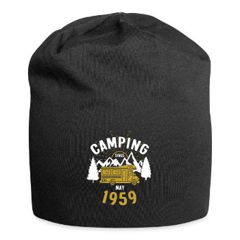 Geburtstag: Camping seit Mai 1959 Wohnmobil - Jersey-Beanie - Schwarz - Vorne