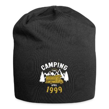 Date de naissance : Camping depuis avril 1999 Camping-car - Bonnet en jersey - noir - Devant