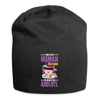 C’est mon costume humain, qui - Bonnet en jersey - noir - Devant