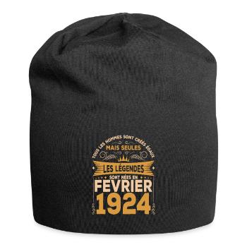 Les Légendes Sont Nées En Février 1924 - Bonnet en jersey - noir - Devant