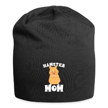 Hamster Mom - Jersey Beanie - black - Front