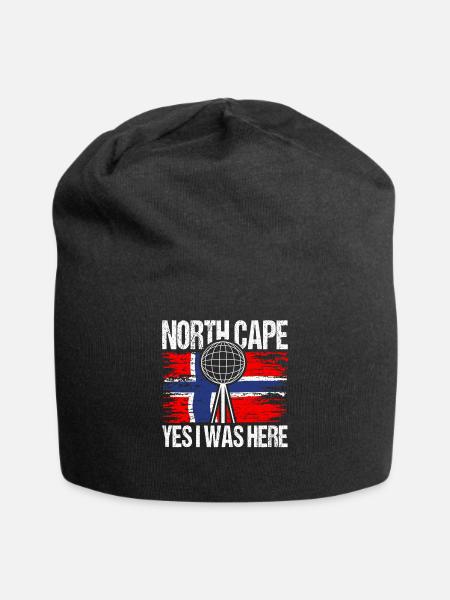 Nordkap/ North Cape team Conception aller-retour - Bonnet en jersey - noir