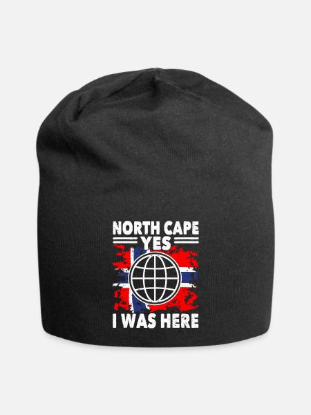 Nordkap/ North Cape team Rundreise design - Jersey-Beanie - Schwarz