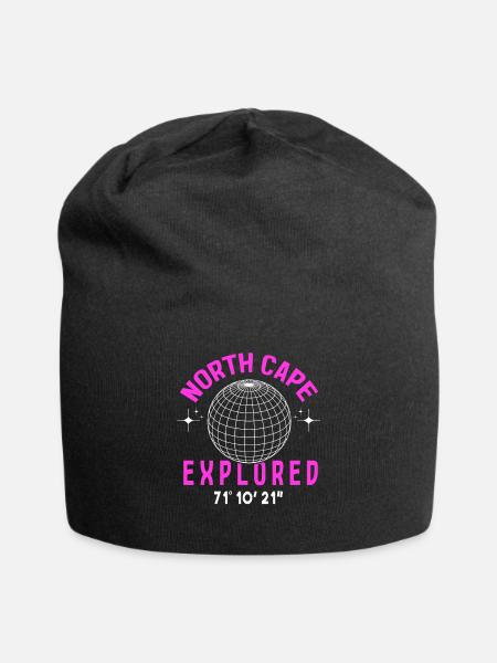 Nordkap/ North Cape team Rundreise design - Jersey-Beanie - Schwarz