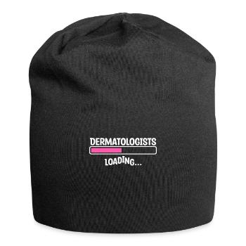 Dermatologists Loading Dermatologist Dermatology - Jersey Beanie - black - Front