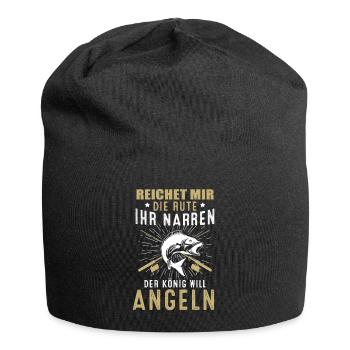 Angeln - Jersey-Beanie - Schwarz - Vorne
