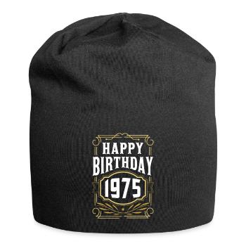 1975 Fête d’anniversaire Ancienne année de construction - Bonnet en jersey - noir - Devant