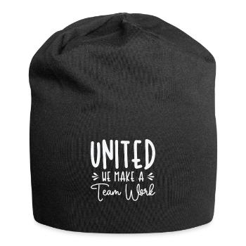 Einigkeit unter den Mitarbeitern Büroarbeit - Jersey-Beanie - Schwarz - Vorne