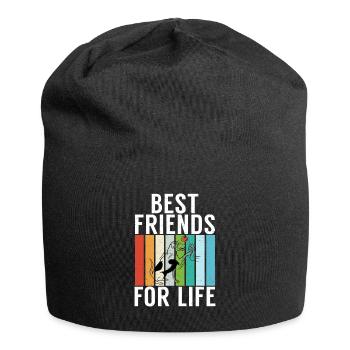 Dog Owner Gift Dog Lover - Jersey Beanie - black - Front
