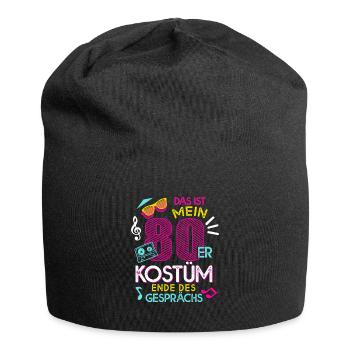 Das Ist Mein 80er Kostüm Ende Des Gesprächs - Jersey-Beanie - Schwarz - Vorne