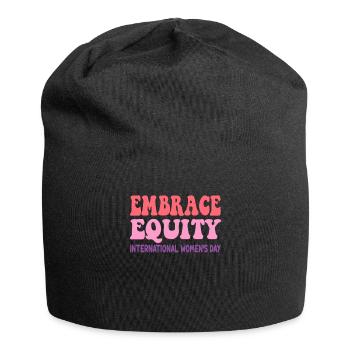Embrace Equity International Womens Day Parade - Jersey Beanie - black - Front