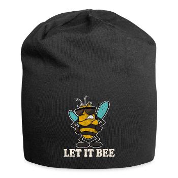 Let It Bee Bee Beekeepers - Jersey Beanie - black - Front