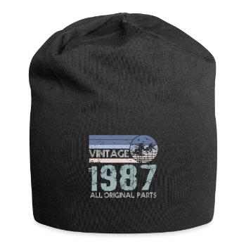 Edition Limitée Millésime 1987 - Bonnet en jersey - noir - Devant
