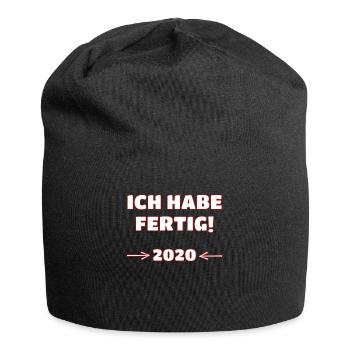 Verabschiedung Kollege Rentner - Ich Habe Fertig - Jersey-Beanie - Schwarz - Vorne