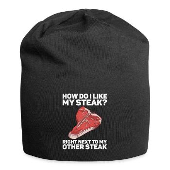 Steak - Jersey-Beanie - Schwarz - Vorne