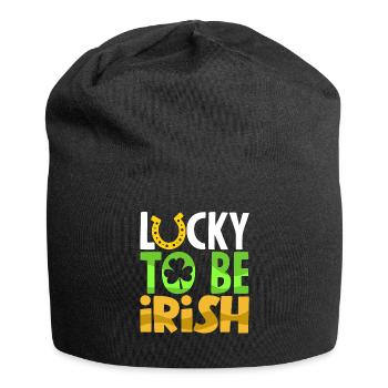 Lucky To Be Irish Celebrate Ireland St Patricks - Bonnet en jersey - noir - Devant