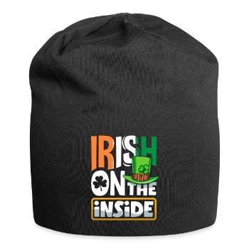 Irlandais pour un jour ivre pour une semaine Fête de la Saint-Patrick - Bonnet en jersey - noir - Devant