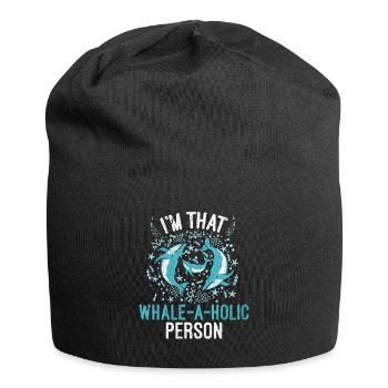 Killer whale killer whale watching Orca whale watching - Jersey Beanie - black - Front