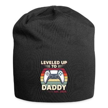 Leveled Up To Daddy Est. 2023 Controller - Jersey Beanie - black - Front