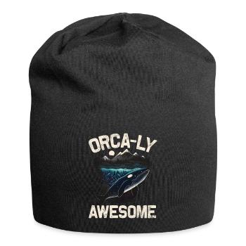 Killer whale killer whale watching Orca whale watching - Jersey Beanie - black - Front