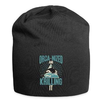 Killer Whale Killer Whale Watch Orca Whale - Jersey Beanie - black - Front