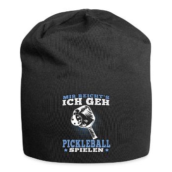 Ich geh Pickleball spielen Pickelball - Jersey-Beanie - Schwarz - Vorne