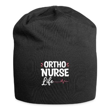 Ortho Nurse Life Orthopedic Orthopedist RN Nurses - Jersey Beanie - black - Front