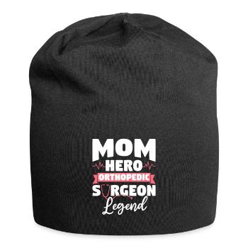 Maman Héroïne Chirurgien orthopédique Légende Orthopédiste - Bonnet en jersey - noir - Devant