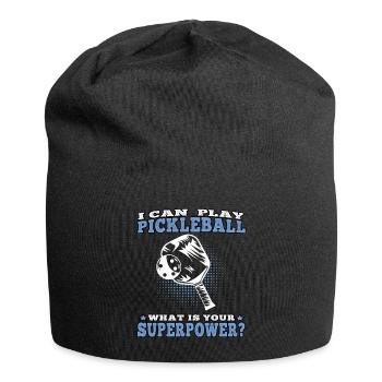 Pickelball I can play pickleball - Jersey Beanie - black - Front