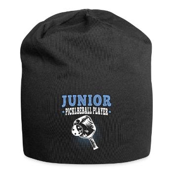 Pickelball Junior Pickleball Player - Jersey Beanie - black - Front