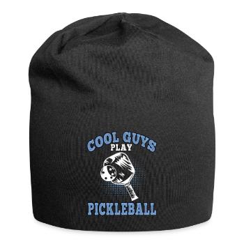 Cool guys play pickleball Pickelball - Jersey Beanie - black - Front