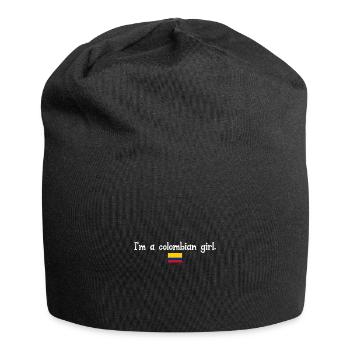 I'm a Colombian girl - Jersey-Beanie - Schwarz - Vorne