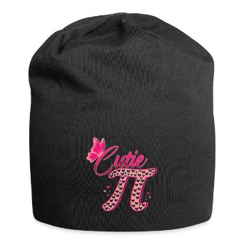 Schmetterling Niedlich Pi Mathe Urlaub Mathematik Pi Tag - Jersey-Beanie - Schwarz - Vorne