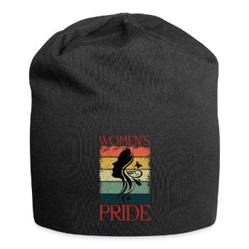 Retro Womens Pride International Womens Day - Jersey Beanie - black - Front