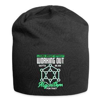 Losing Weight Without Working Out Gotta Algorithm - Jersey Beanie - black - Front