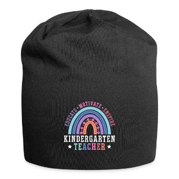 Kindergärtnerin Ausbilden Motivieren Inspirieren - Jersey-Beanie - Schwarz - Vorne