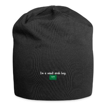 Je suis un garçon arabe saoudien - Bonnet en jersey - noir - Devant