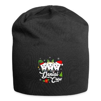 Dental Crew Dentist Teeth - Jersey Beanie - black - Front